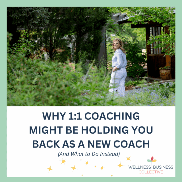 Why 1:1 Coaching Might Be Holding You Back as a New Coach (And What to Do Instead)